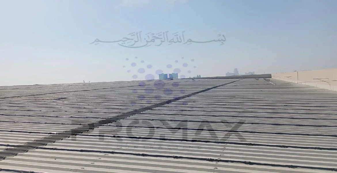 Dabur - metal roof waterproofing project by Promax in Dubai, UAE